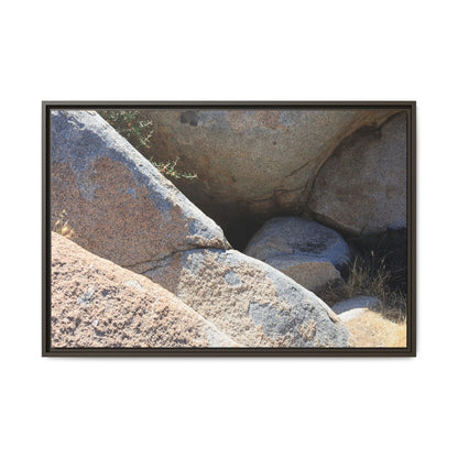 Boulder Shelter - Unique Stretched Canvas Wall Art