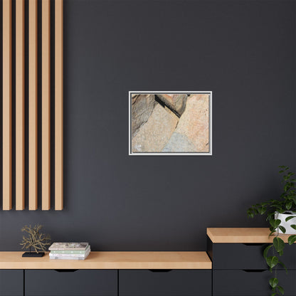 Rock Fragment - Unique Stretched Canvas Wall Art - Art By Earth
