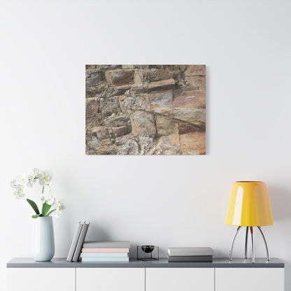 Stone Memories - Unique Frameless Canvas Wall Art - Art By Earth