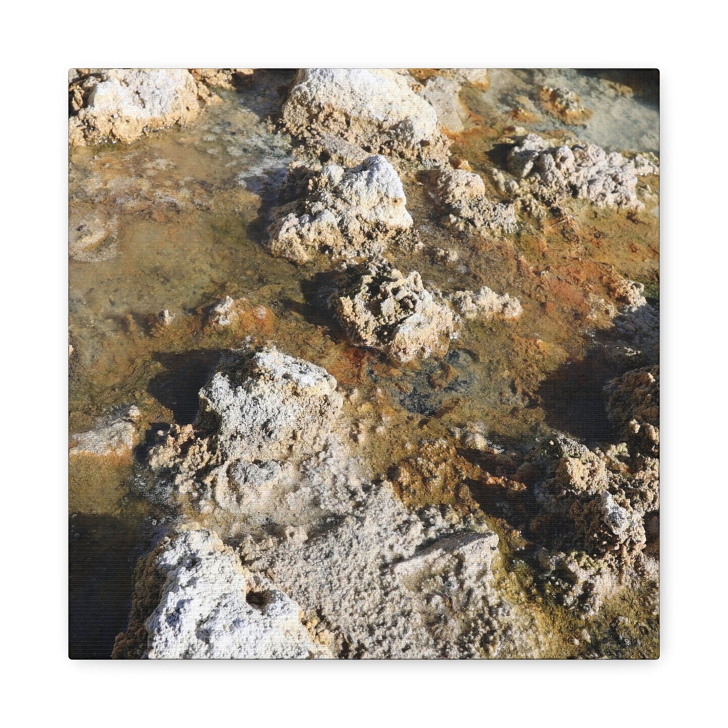 Strata of Decay - Unique Frameless Canvas Wall Art