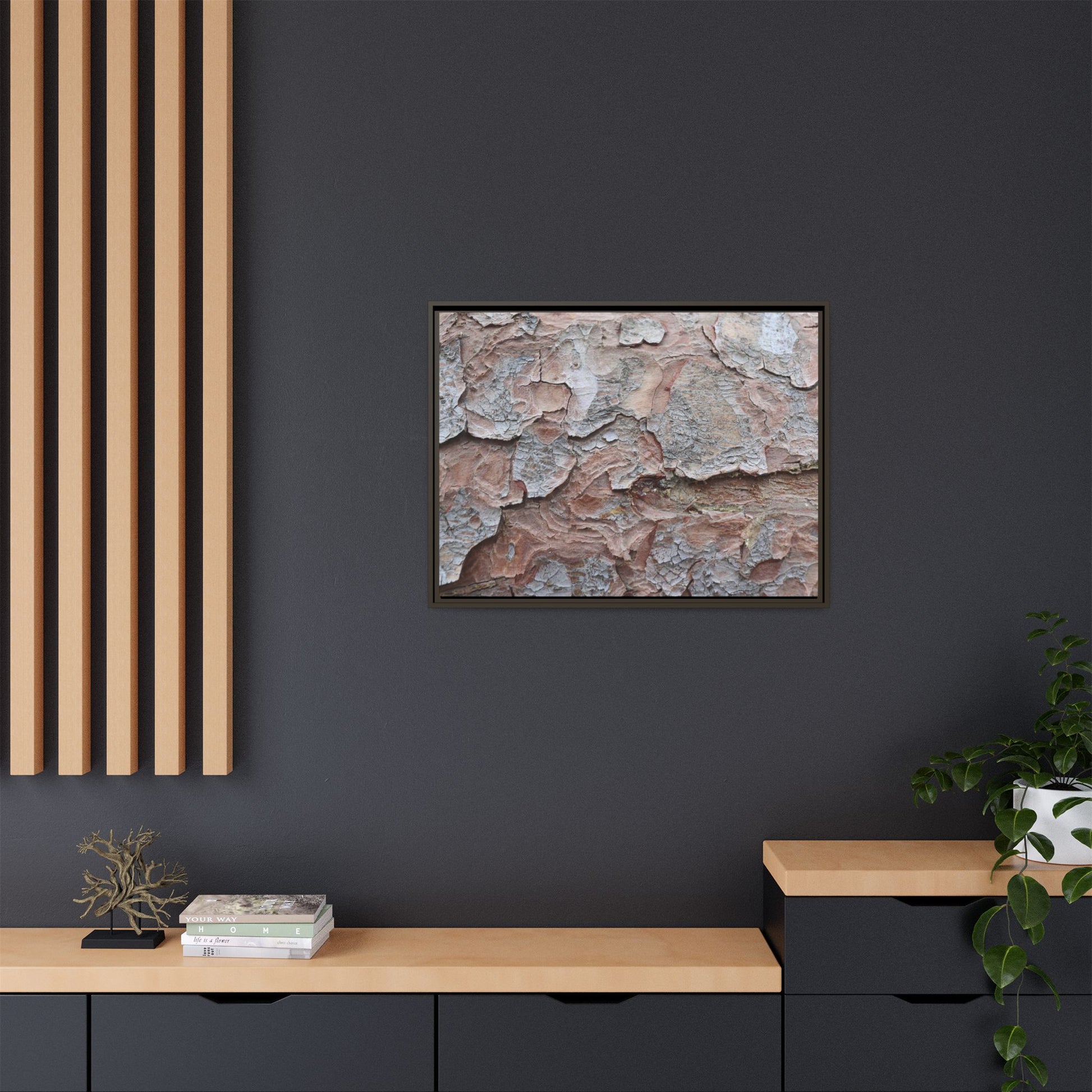 Flaking Serenity - Unique Stretched Canvas Wall Art - Art By Earth