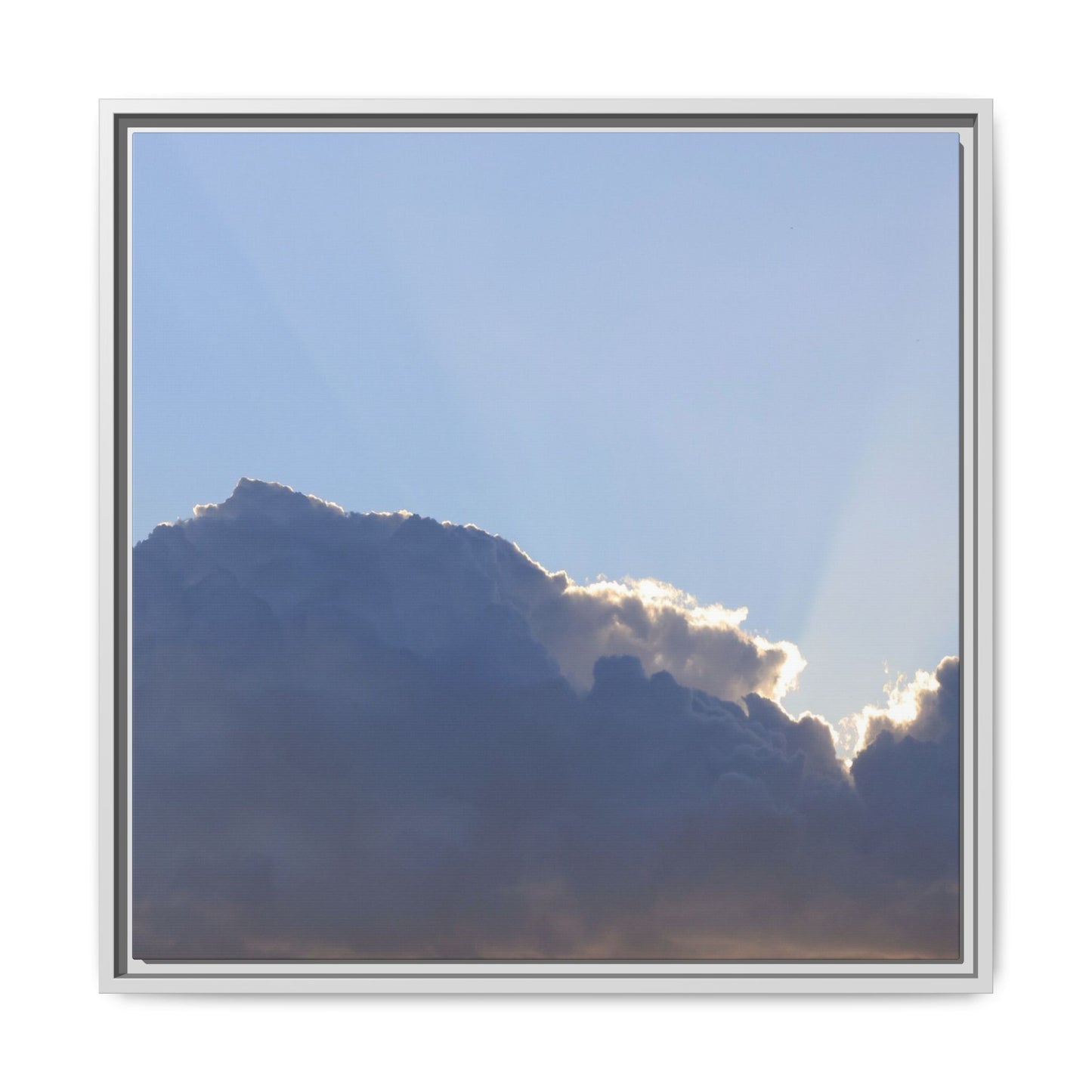 Cloud Divide - Unique Stretched Canvas Wall Art - Art By Earth