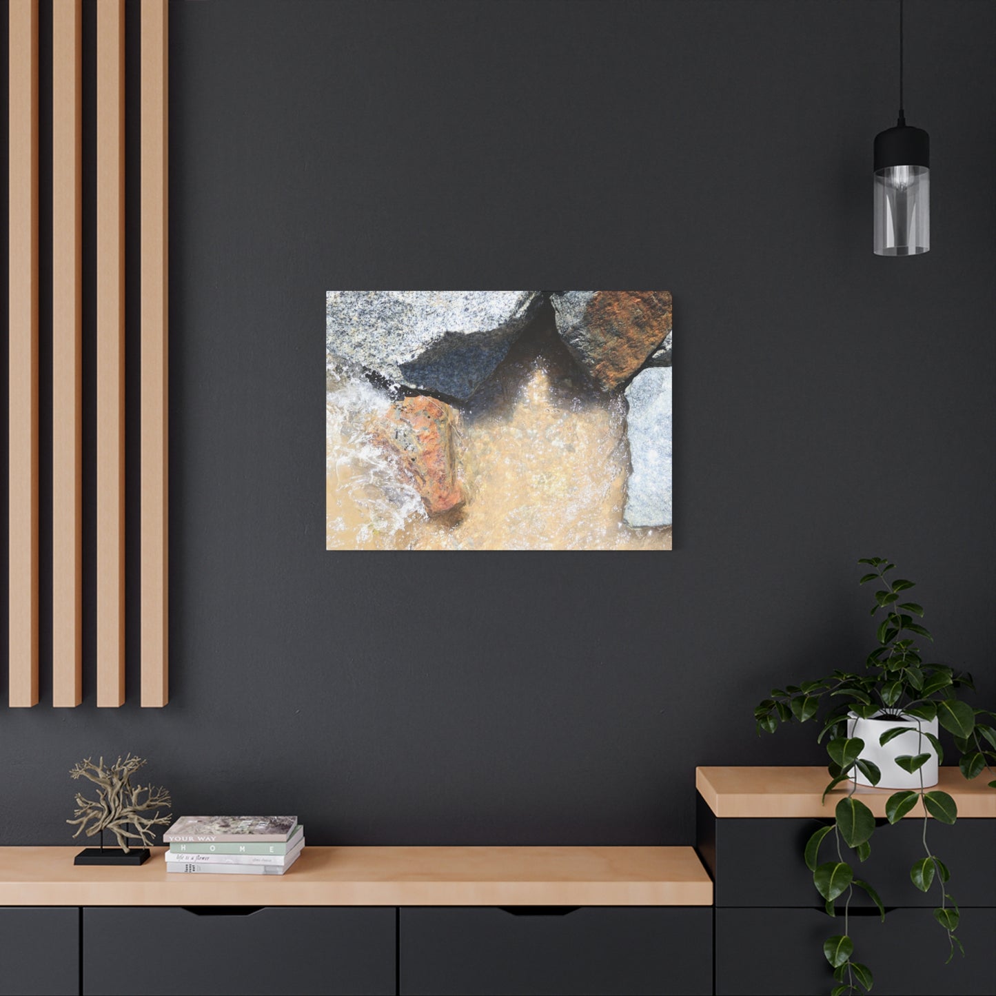 Rocky Embrace - Unique Frameless Canvas Wall Art - Art By Earth