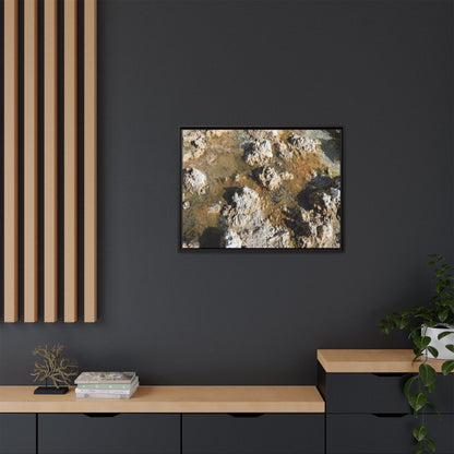 Stone Sea of Silence - Unique Stretched Canvas Wall Art