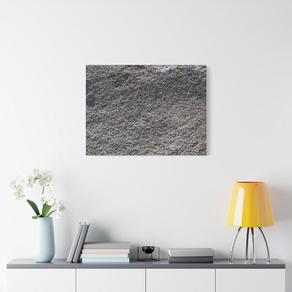 Textured Ground Surface - Unique Frameless Canvas Wall Art