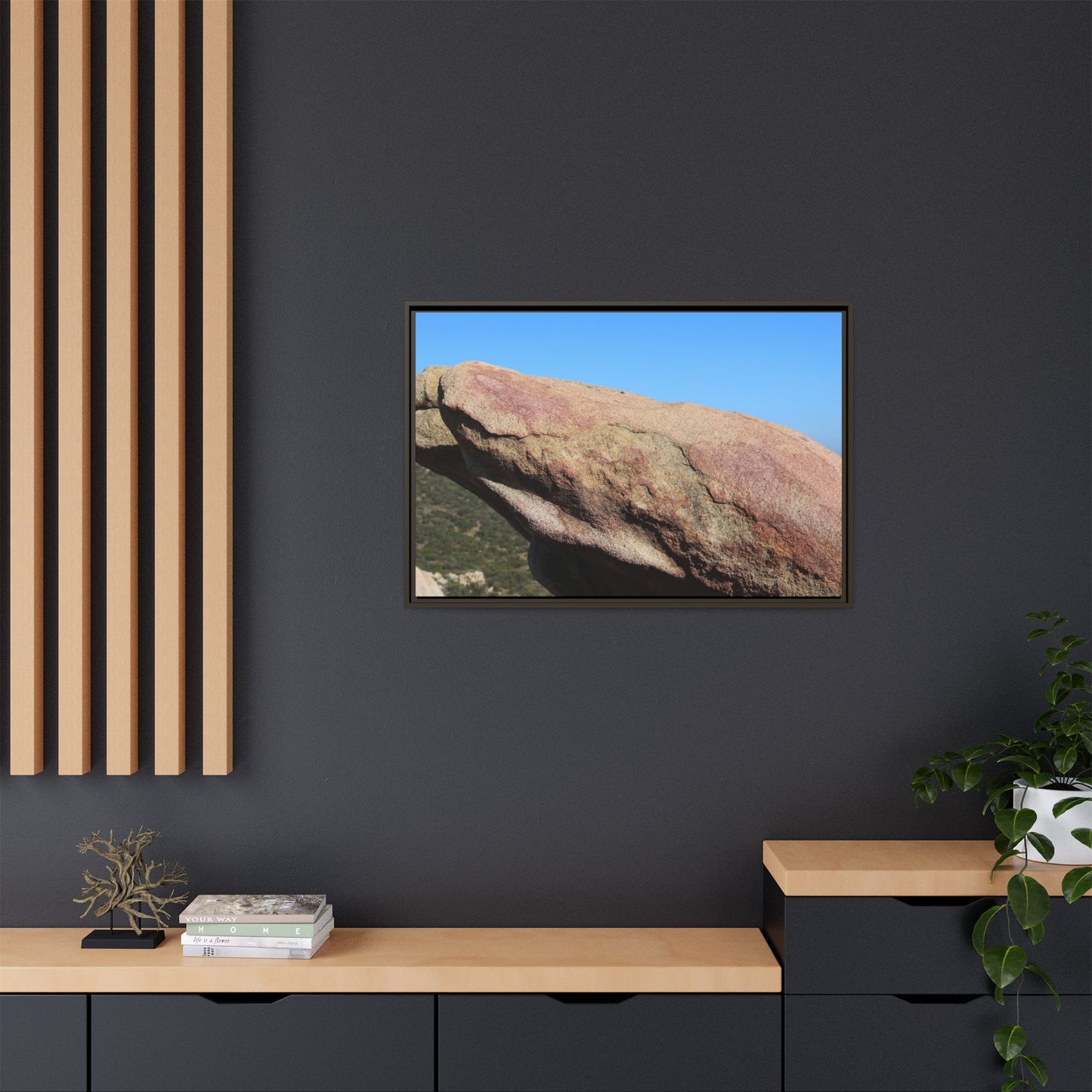 Sleeping Stone - Unique Stretched Canvas Wall Art - Art By Earth
