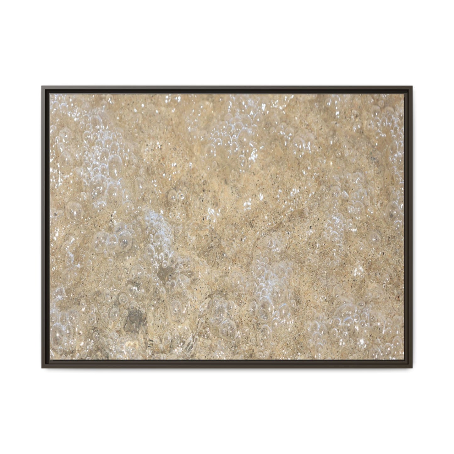 Bubbling Sand - Unique Stretched Canvas Wall Art - Art By Earth