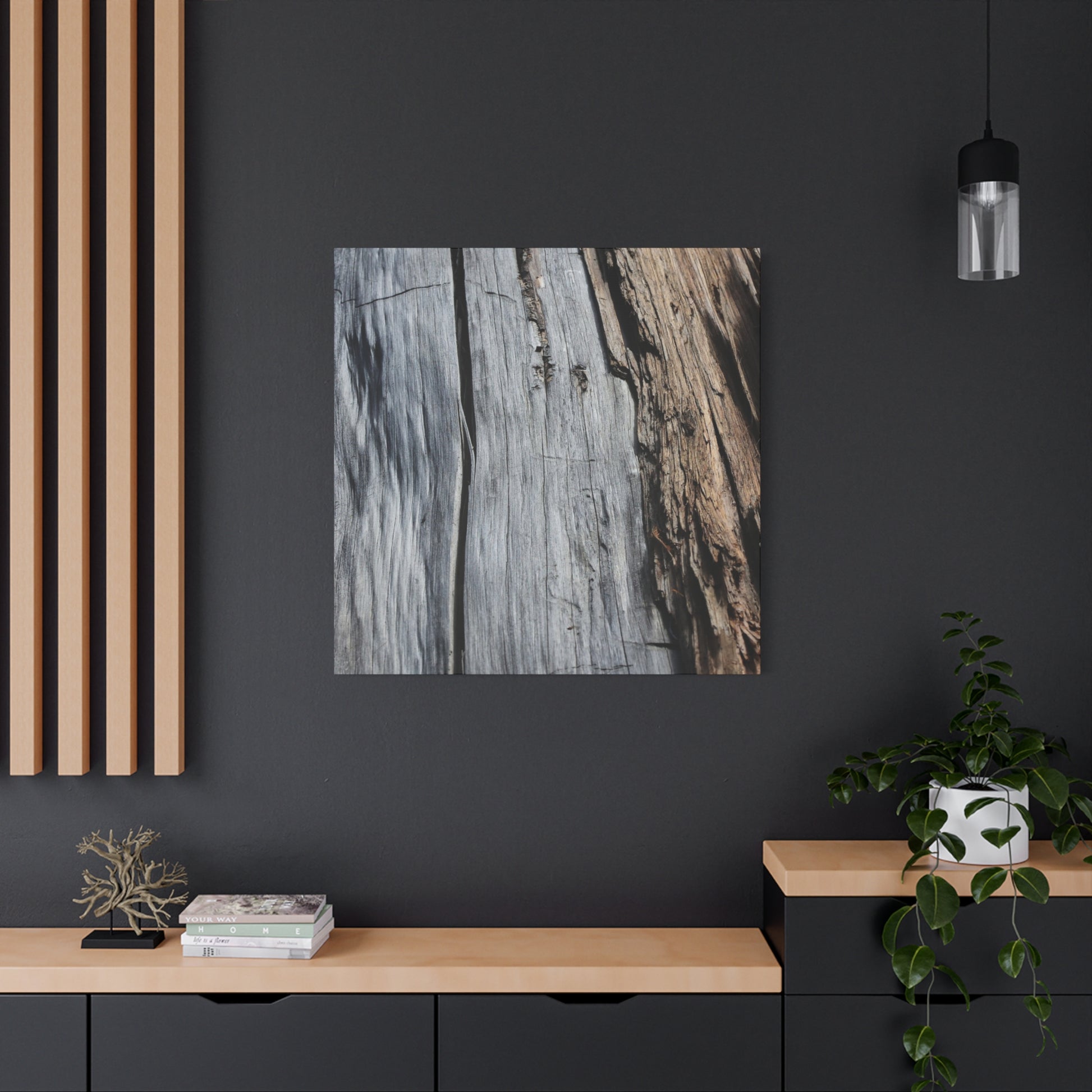 Fracture Lines - Unique Frameless Canvas Wall Art - Art By Earth