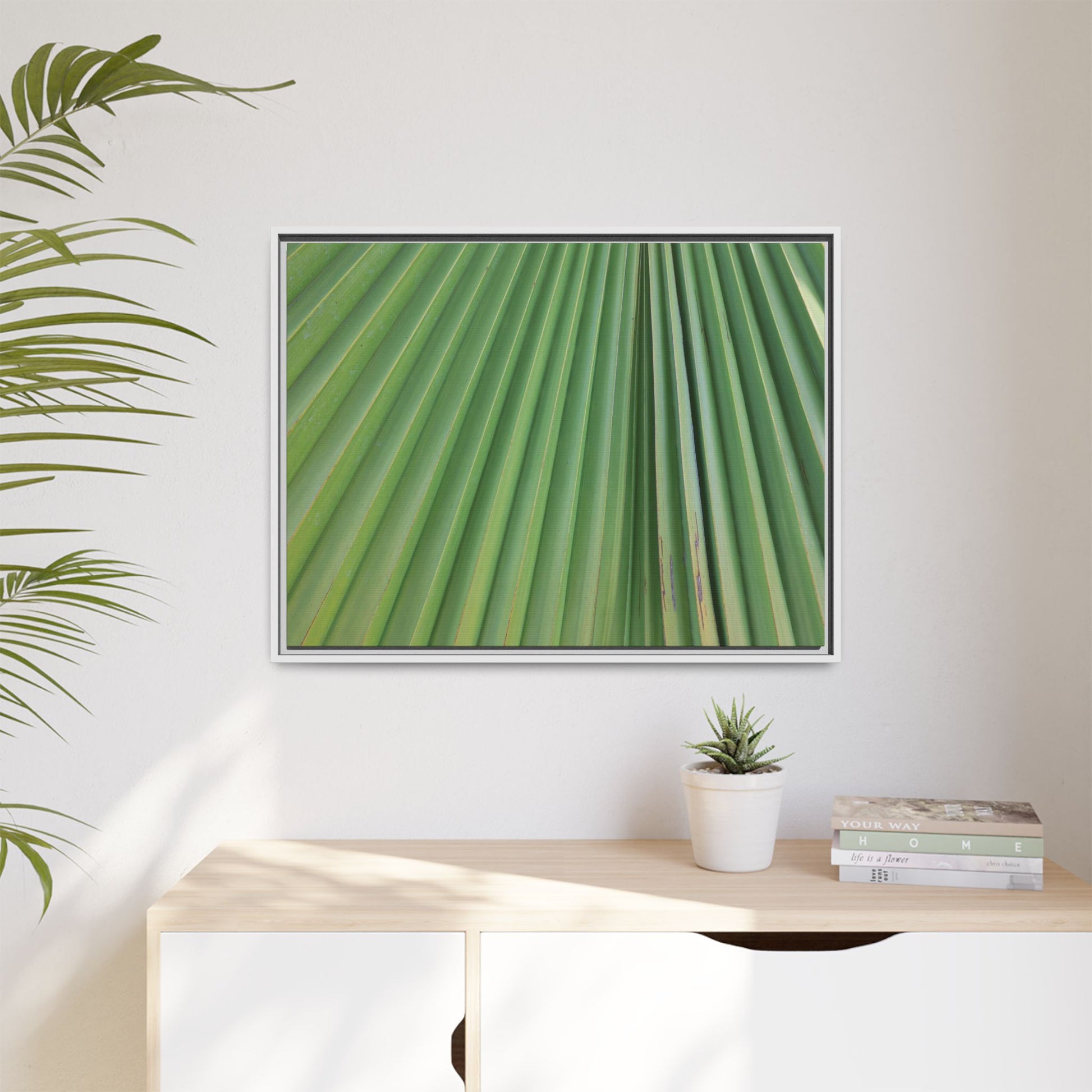 Emerald Rays - Unique Stretched Canvas Wall Art - Art By Earth