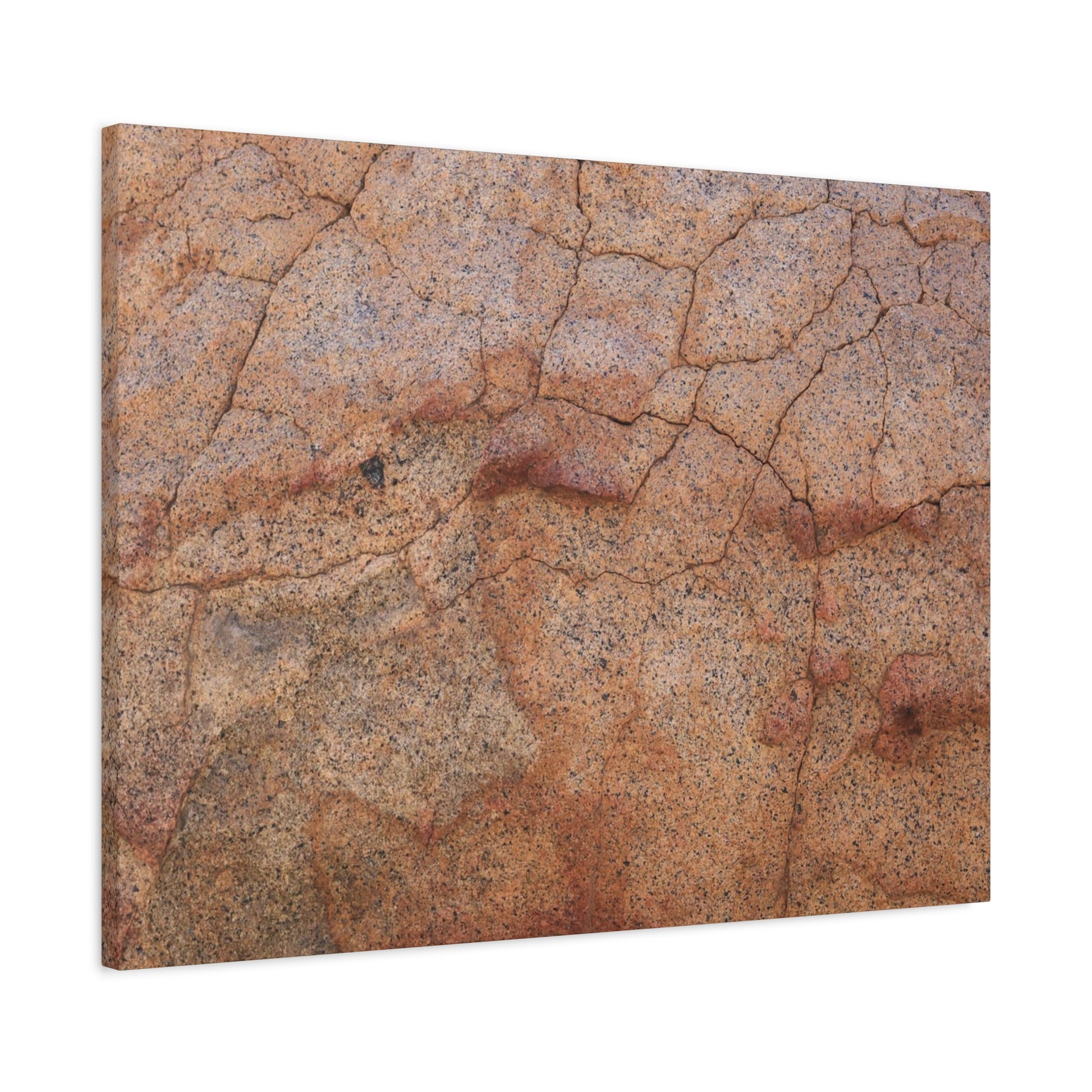 Cracked Earth's Whisper - Unique Frameless Canvas Wall Art - Art By Earth