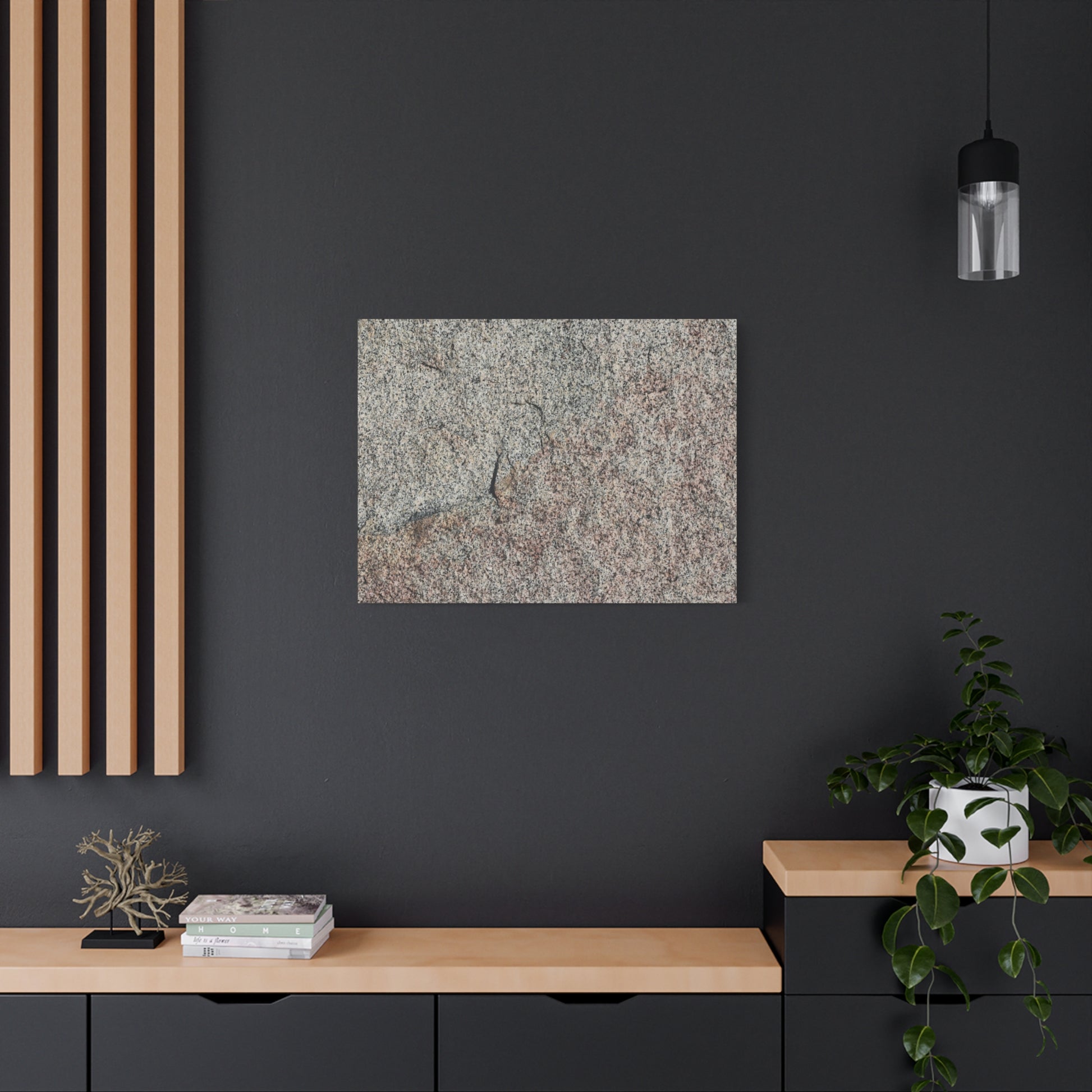 Tectonic Murmur - Unique Frameless Canvas Wall Art - Art By Earth