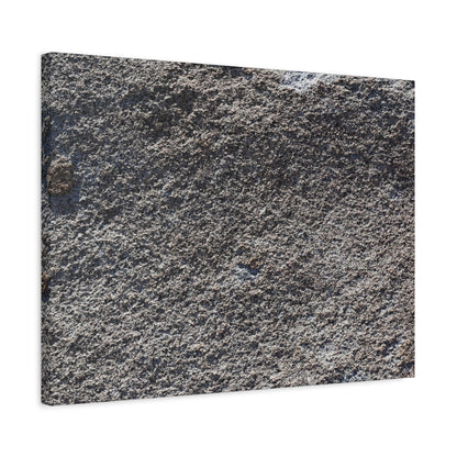 Textured Ground Surface - Unique Frameless Canvas Wall Art