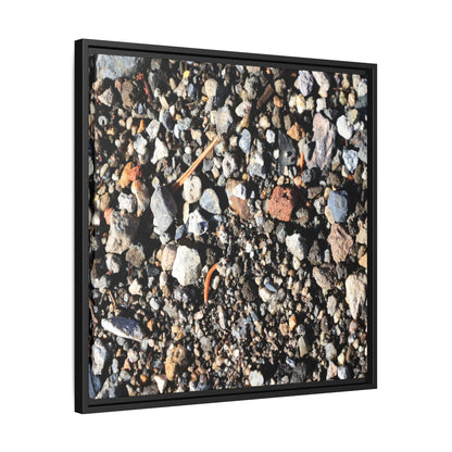 Stones and Soil - Unique Stretched Canvas Wall Art