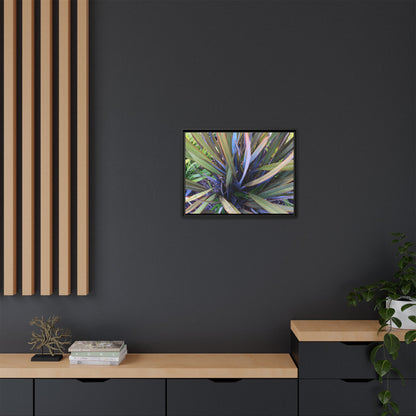 Radiant Leaves - Unique Stretched Canvas Wall Art - Art By Earth