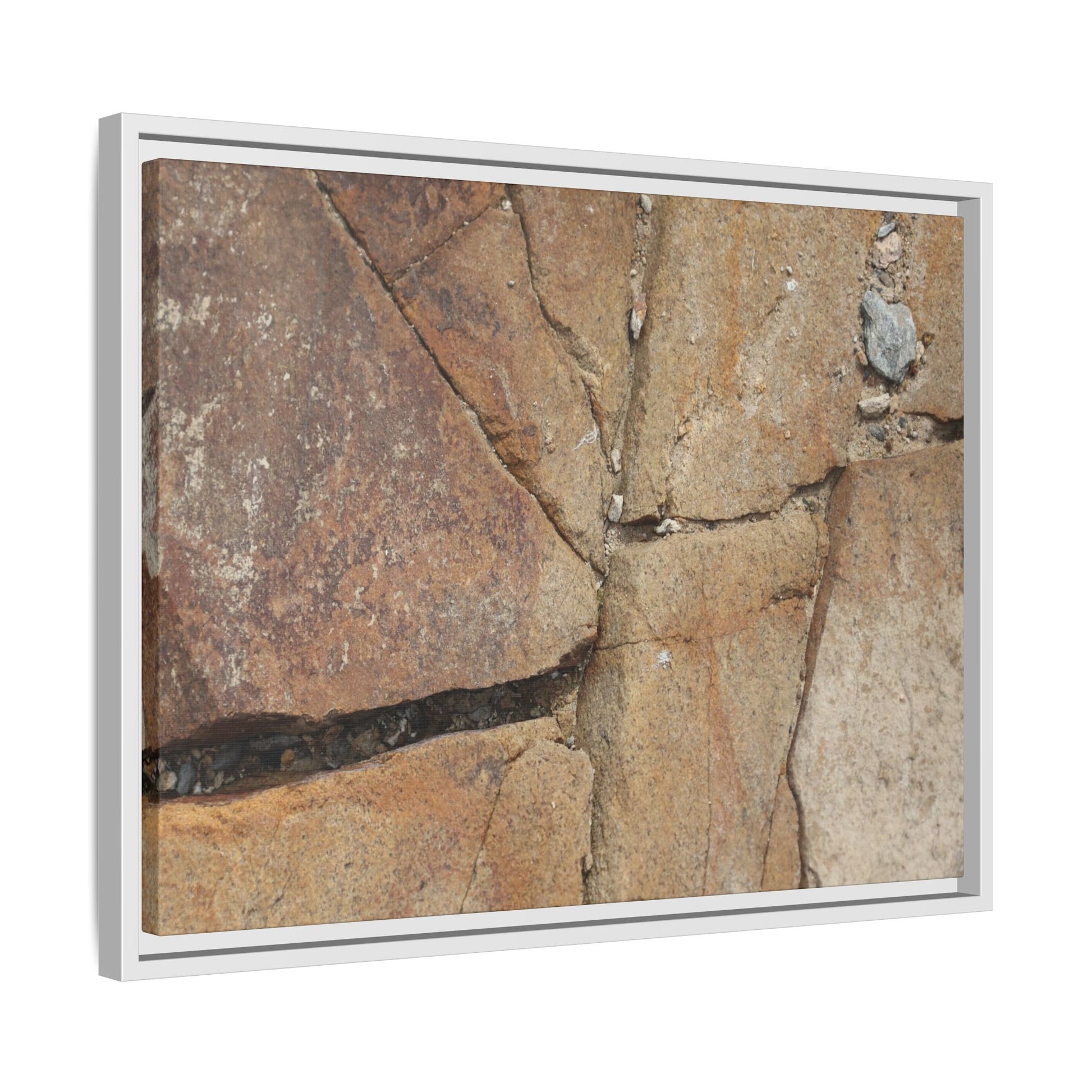 Rusty Crevices - Unique Stretched Canvas Wall Art - Art By Earth