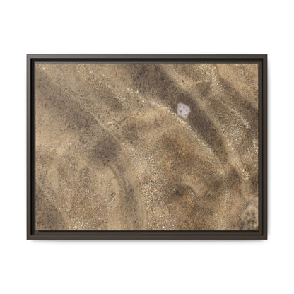 Underwater Sand Exploration - Unique Stretched Canvas Wall Art - Art By Earth