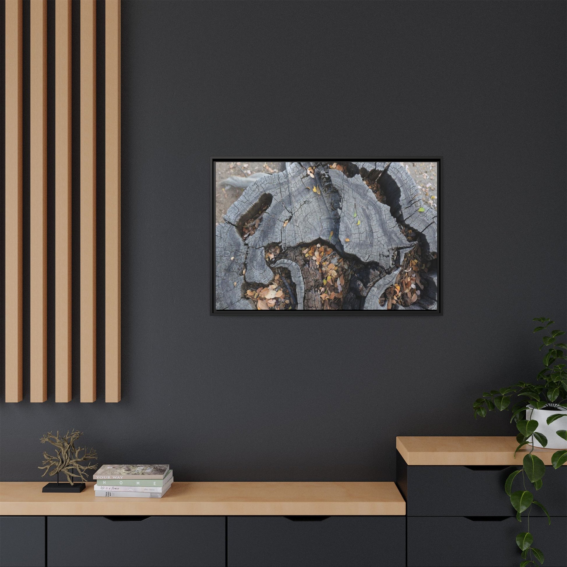 Time's Fractal Memory - Unique Stretched Canvas Wall Art - Art By Earth