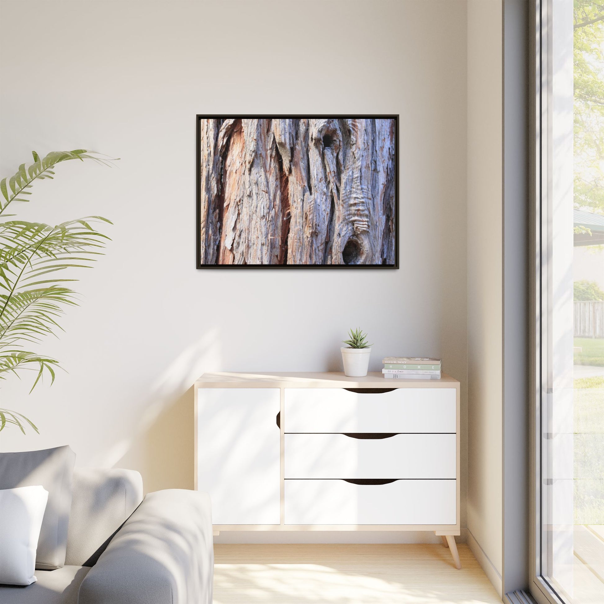 Nature's Grain - Unique Stretched Canvas Wall Art - Art By Earth