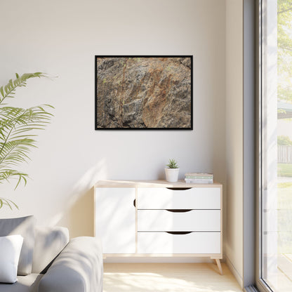 Weathered Rock Formation - Unique Stretched Canvas Wall Art - Art By Earth