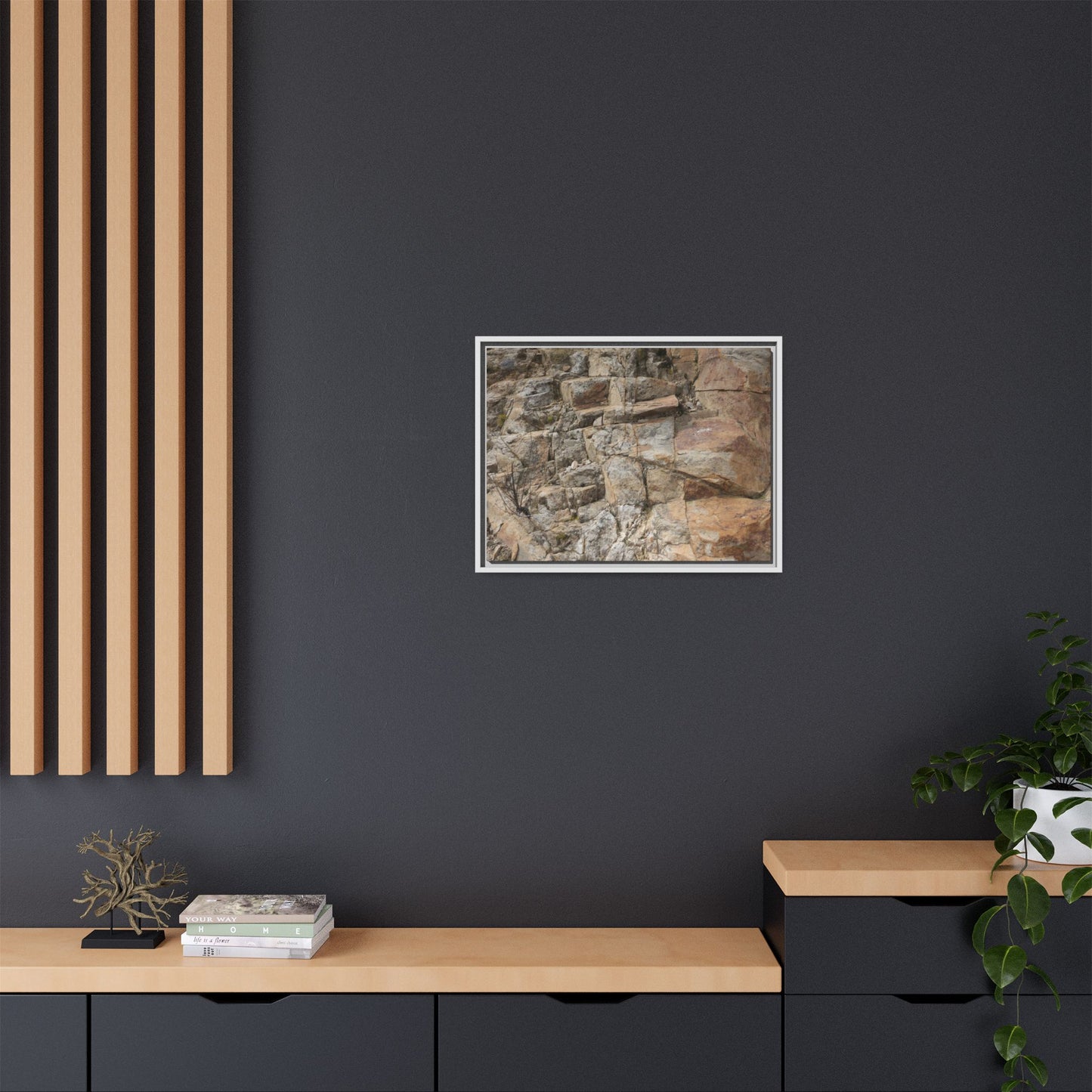 Sandstone Symphony - Unique Stretched Canvas Wall Art - Art By Earth