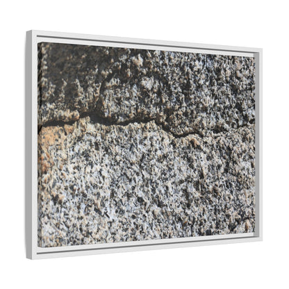 Weathered Stone Surface - Unique Stretched Canvas Wall Art