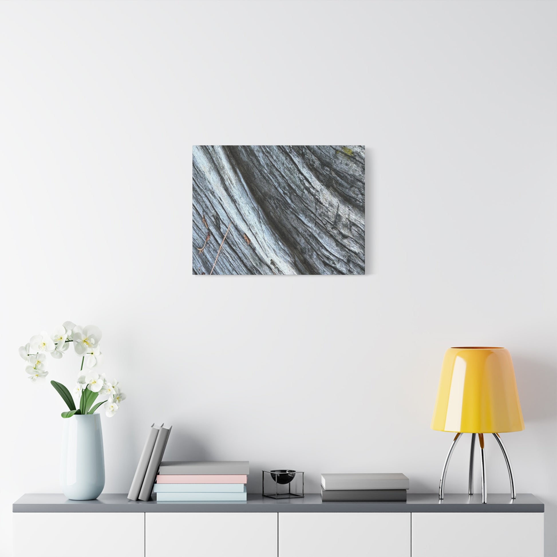 Weathered Wood Grain - Unique Frameless Canvas Wall Art - Art By Earth