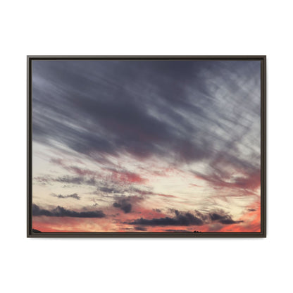Fiery Sky at Dusk - Unique Stretched Canvas Wall Art - Art By Earth