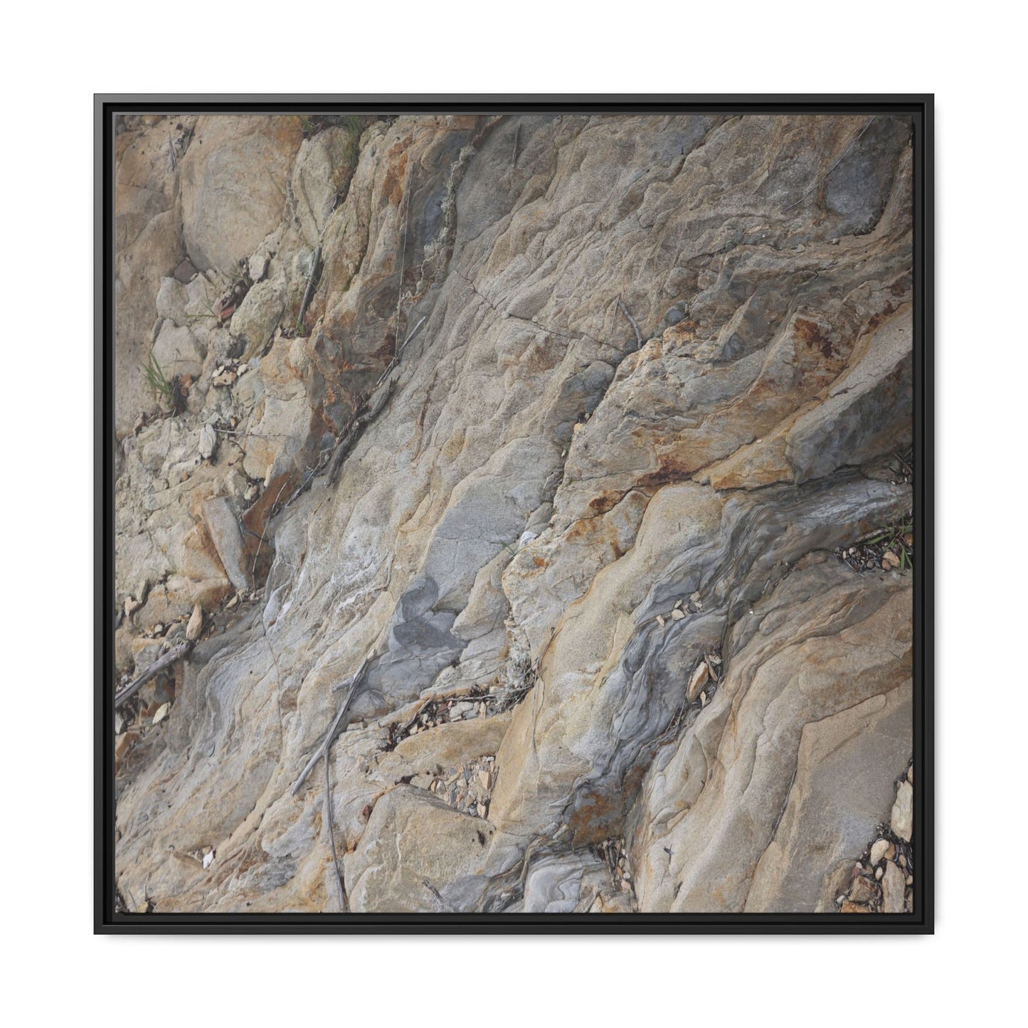 Layers of Earth's History - Unique Stretched Canvas Wall Art - Art By Earth