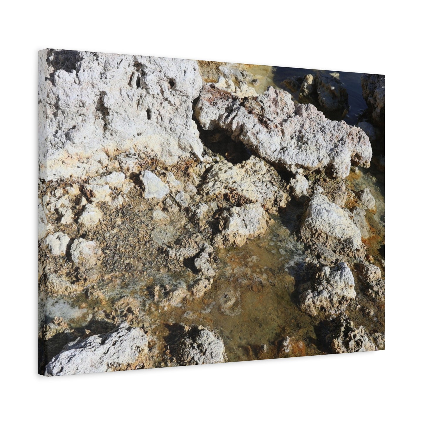 Weathered Stone Symphony - Unique Frameless Canvas Wall Art
