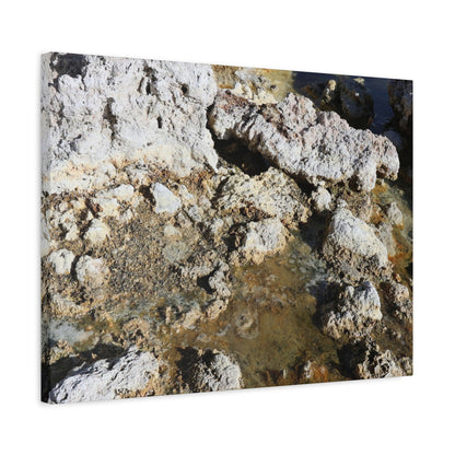 Weathered Stone Symphony - Unique Frameless Canvas Wall Art