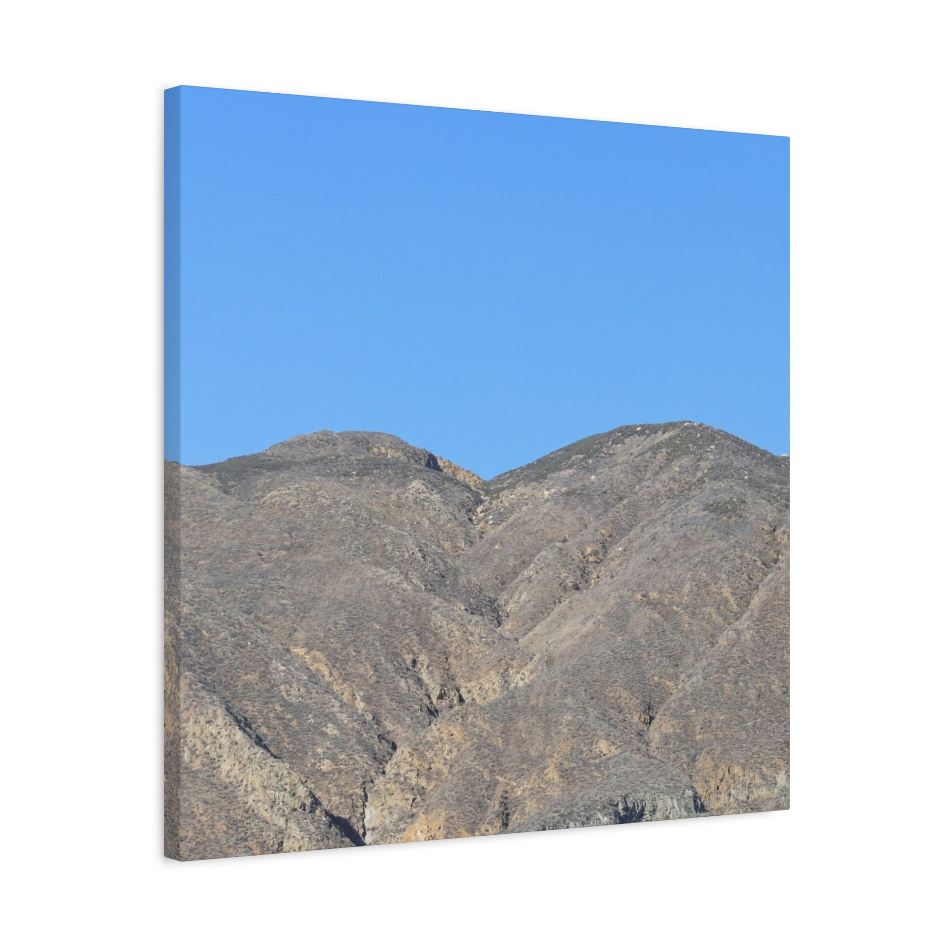 Dusty Peaks of Silence - Unique Frameless Canvas Wall Art - Art By Earth