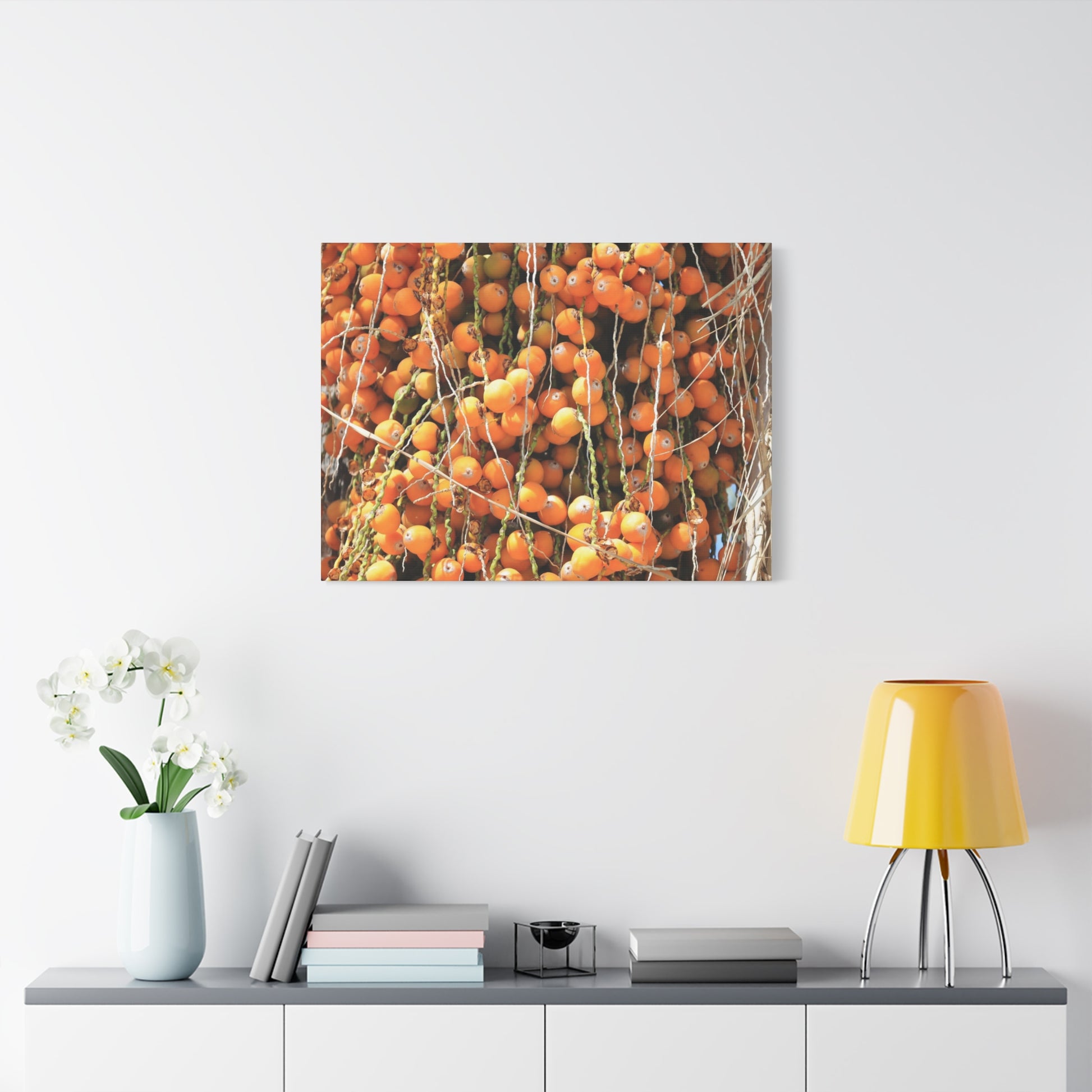 Orange Harvest - Unique Frameless Canvas Wall Art - Art By Earth