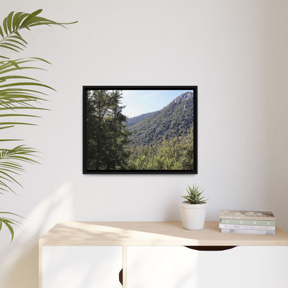 Mountain Valley Forest - Unique Stretched Canvas Wall Art