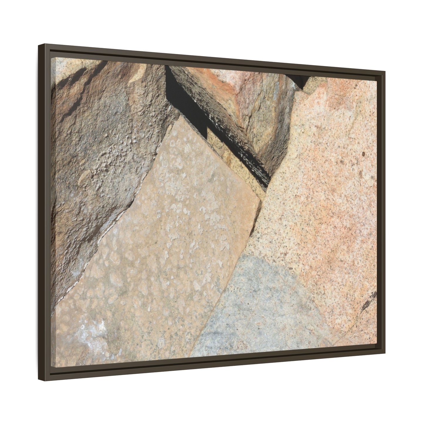 Rock Fragment - Unique Stretched Canvas Wall Art - Art By Earth