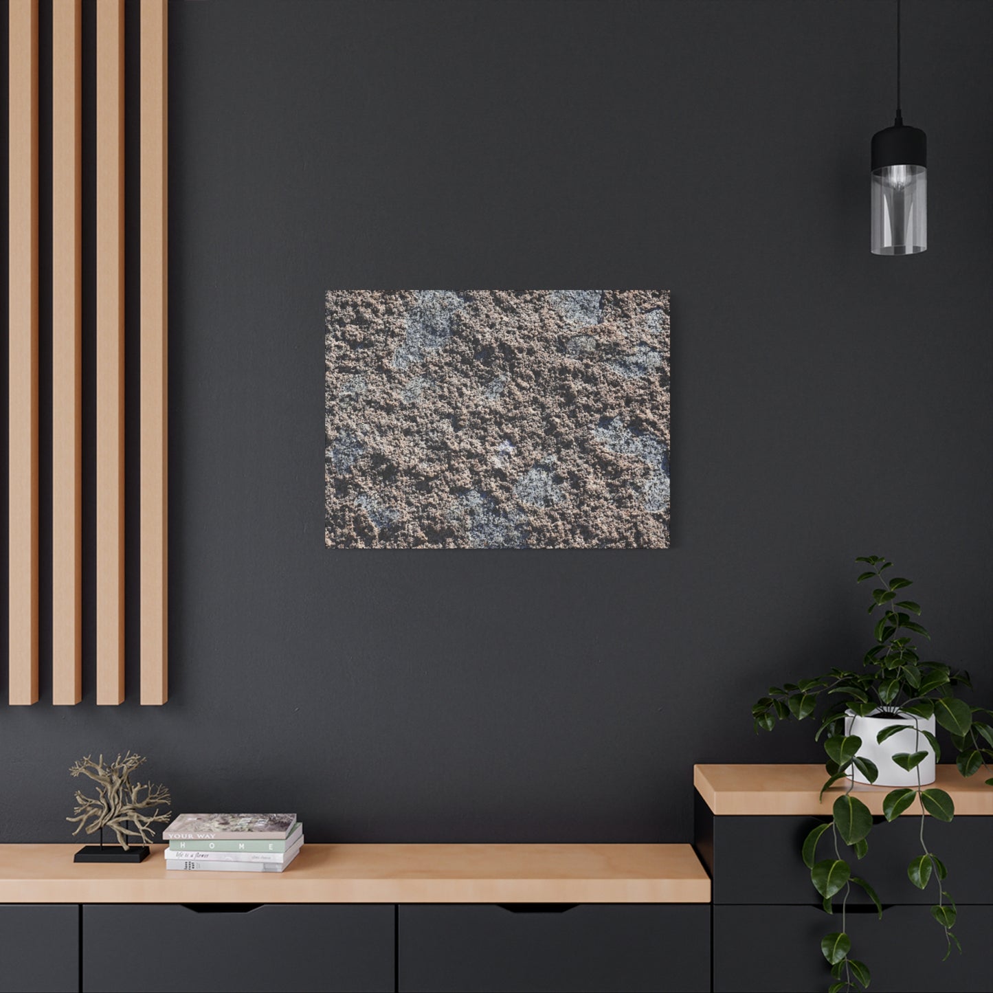 Soil and Stone - Unique Frameless Canvas Wall Art