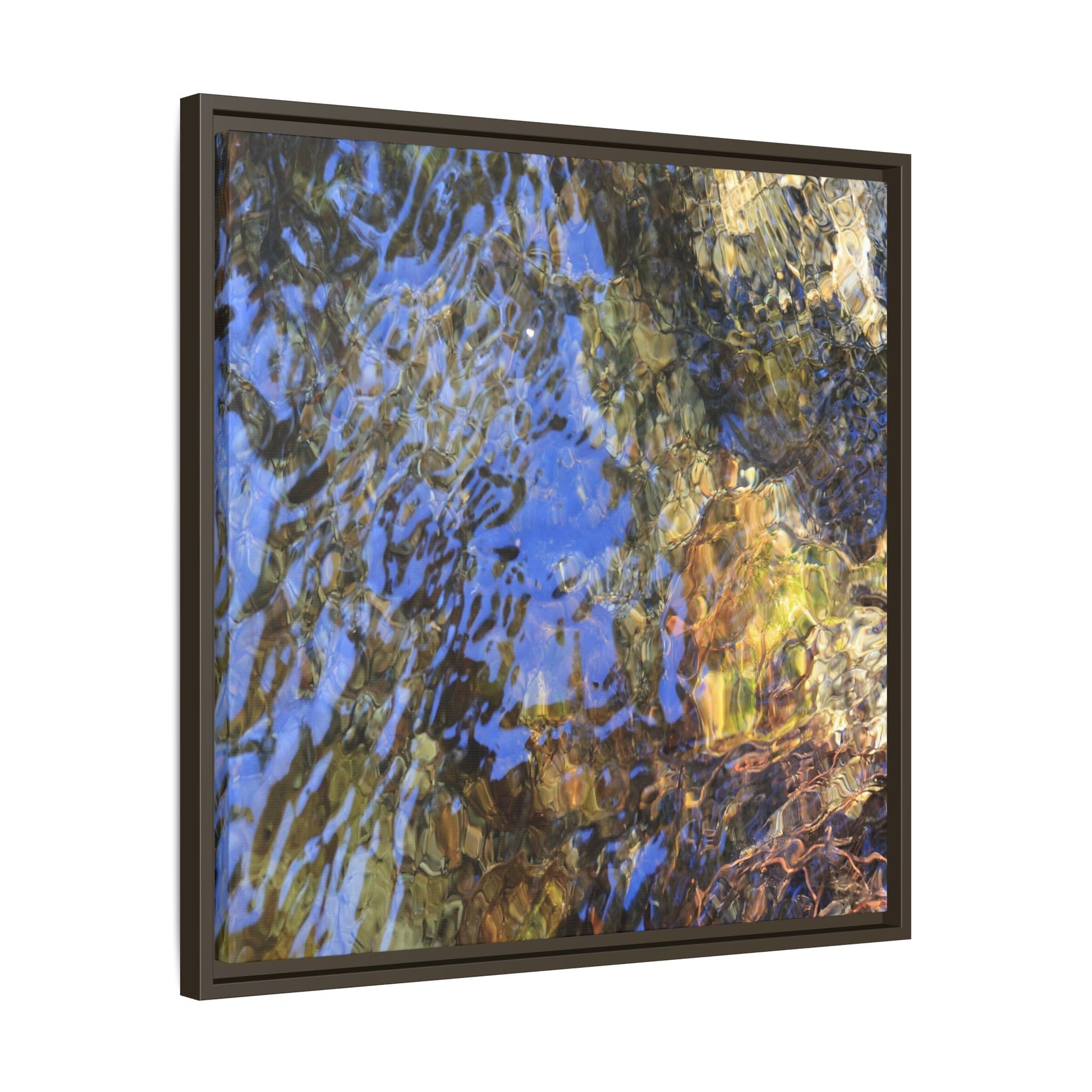 Watery Kaleidoscope - Unique Stretched Canvas Wall Art - Art By Earth