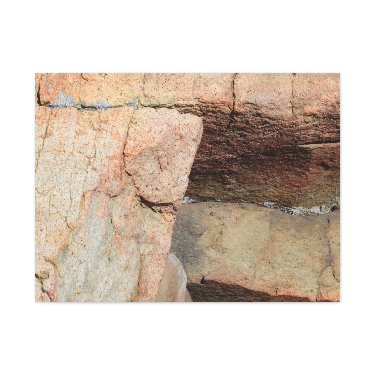 Layered Echoes - Unique Frameless Canvas Wall Art - Art By Earth