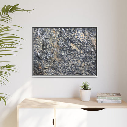 Crystalline Echoes - Unique Stretched Canvas Wall Art - Art By Earth