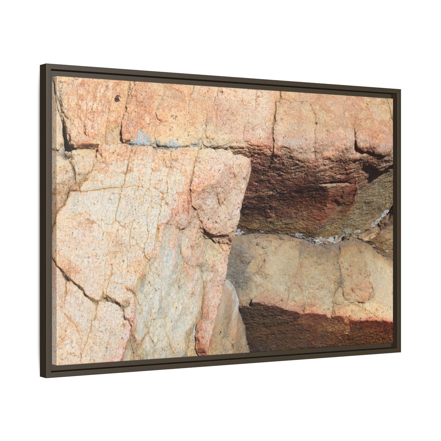Fractured Stone - Unique Stretched Canvas Wall Art - Art By Earth