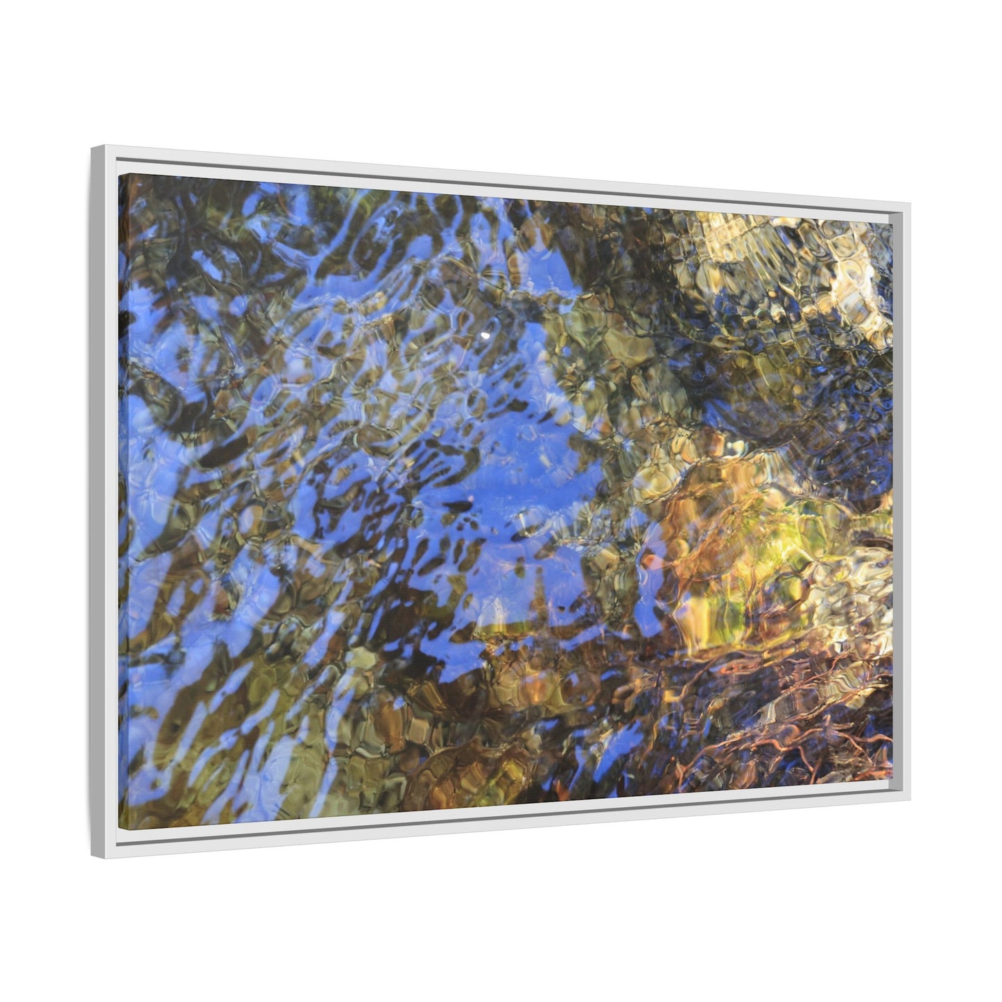 Watery Kaleidoscope - Unique Stretched Canvas Wall Art - Art By Earth