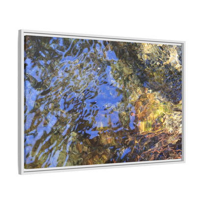 Watery Kaleidoscope - Unique Stretched Canvas Wall Art - Art By Earth