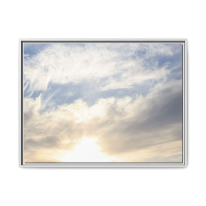 Sky's Ethereal Whisper - Unique Stretched Canvas Wall Art - Art By Earth