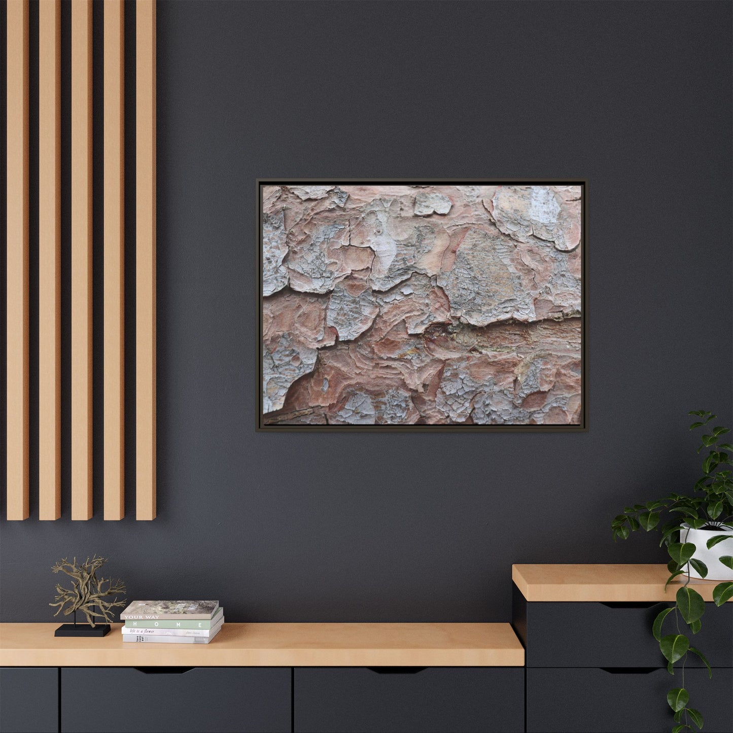 Flaking Serenity - Unique Stretched Canvas Wall Art - Art By Earth