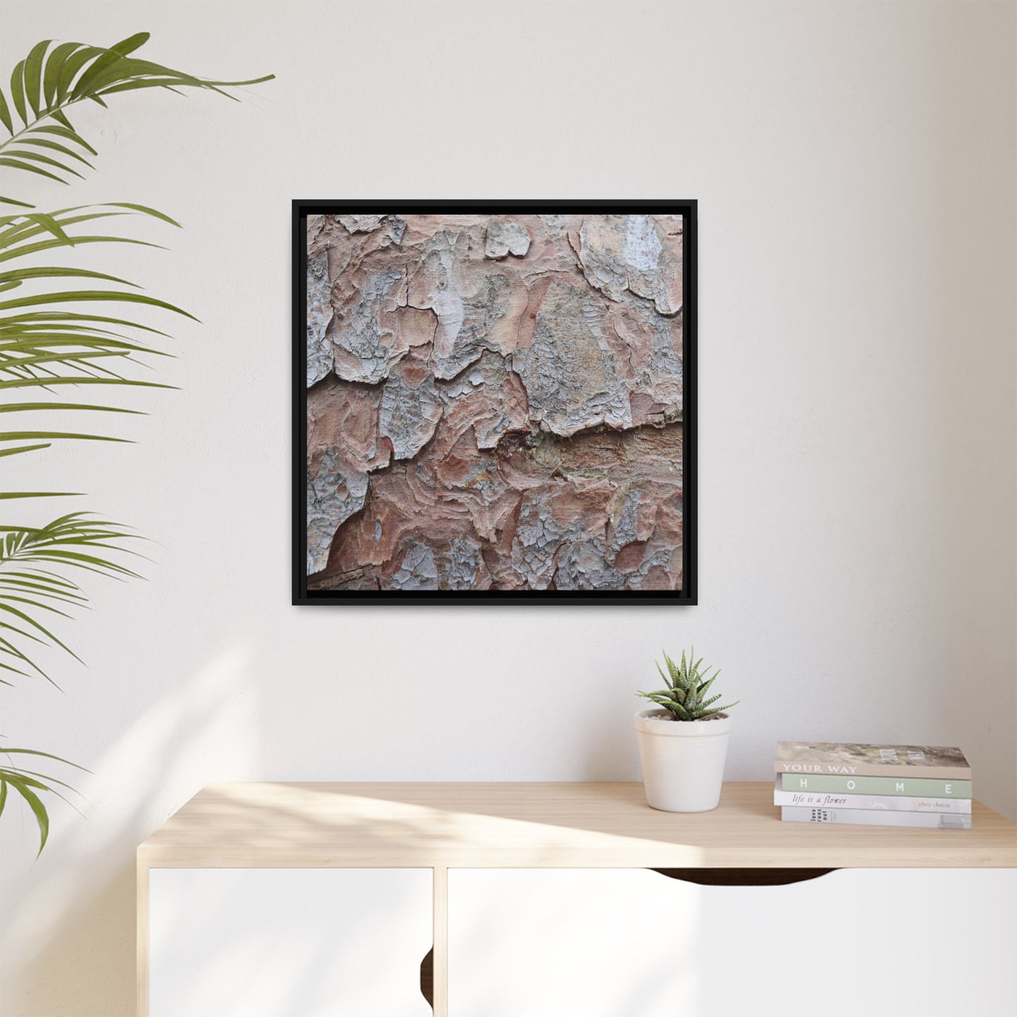 Flaking Serenity - Unique Stretched Canvas Wall Art - Art By Earth