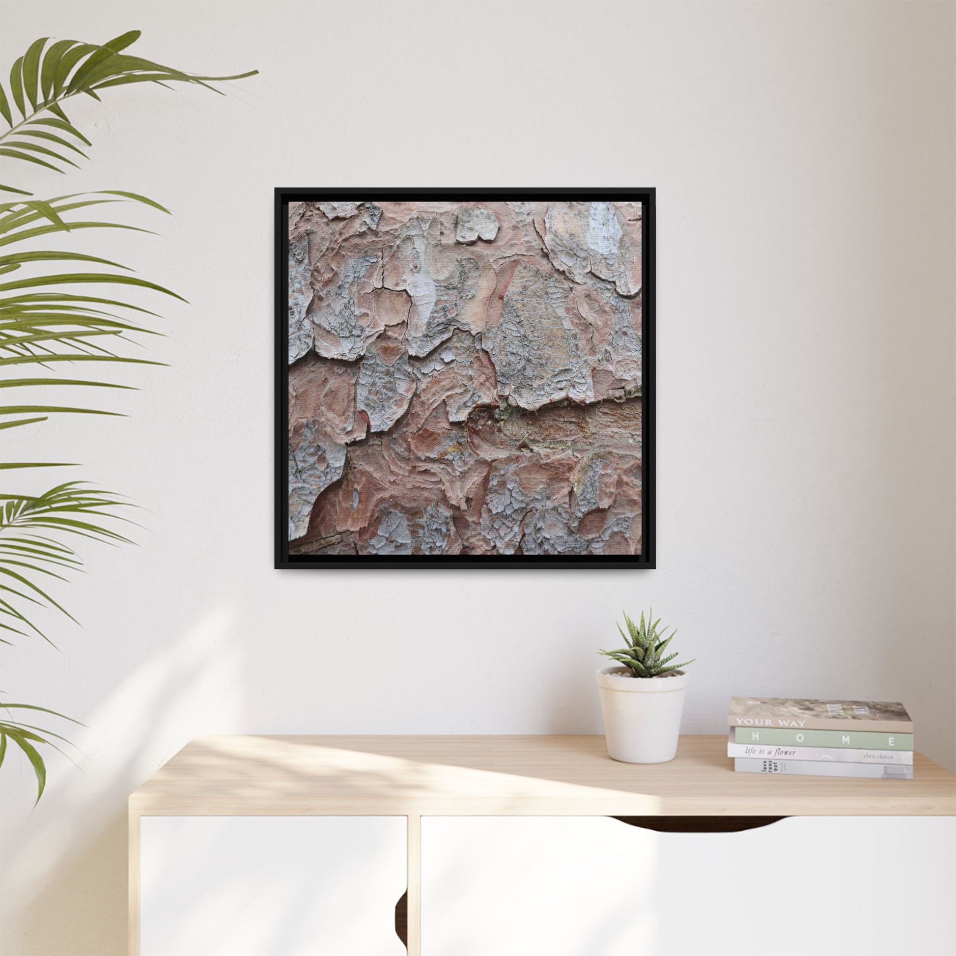 Flaking Serenity - Unique Stretched Canvas Wall Art - Art By Earth
