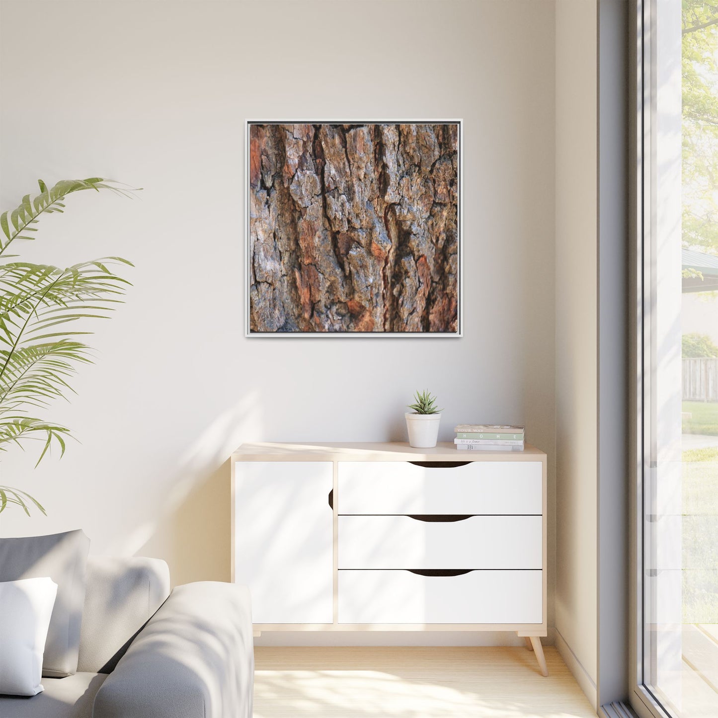 Craggy Textures - Unique Stretched Canvas Wall Art - Art By Earth