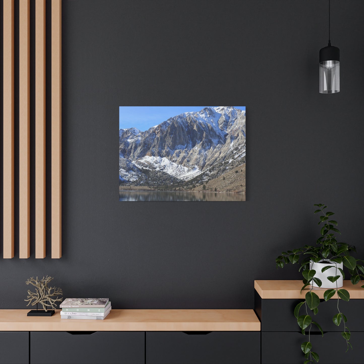 Reflections of Solitude - Unique Frameless Canvas Wall Art