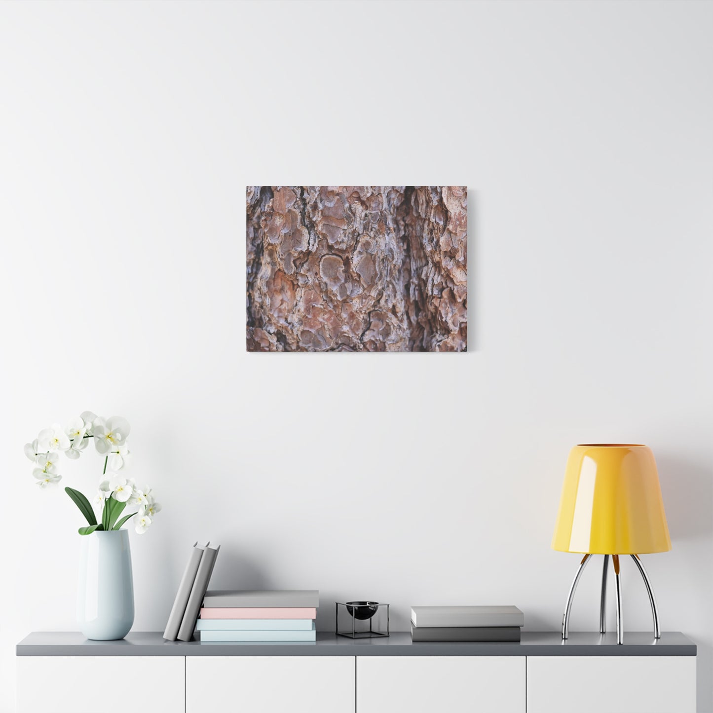 Rugged Bark Landscape - Unique Frameless Canvas Wall Art - Art By Earth