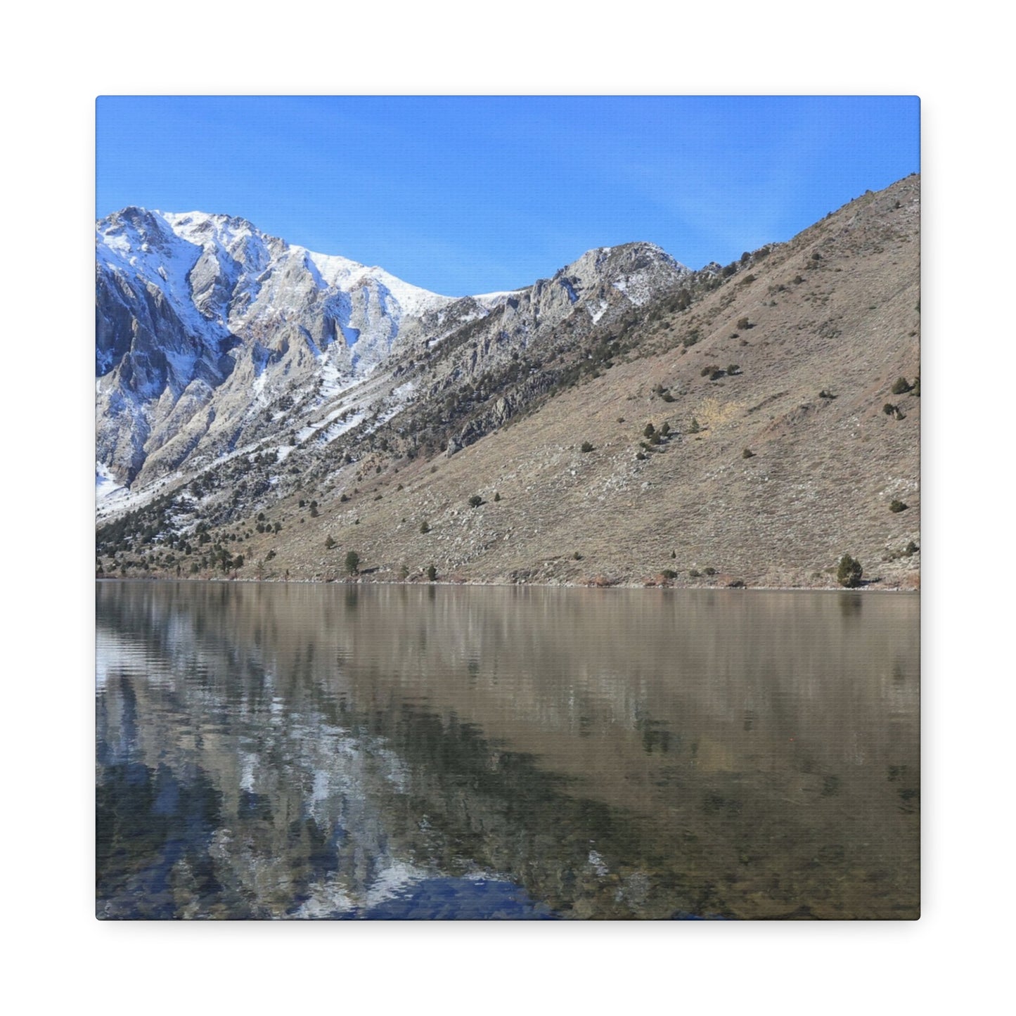 Reflection of Silence - Unique Frameless Canvas Wall Art