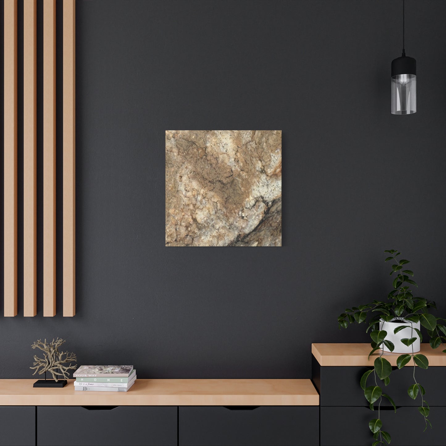 Desert Terrain - Unique Frameless Canvas Wall Art - Art By Earth